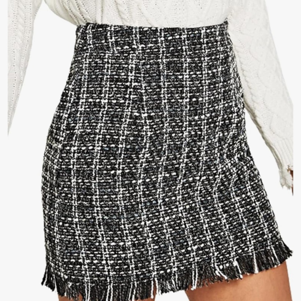 NWT Casual Plaid Mini Skirt